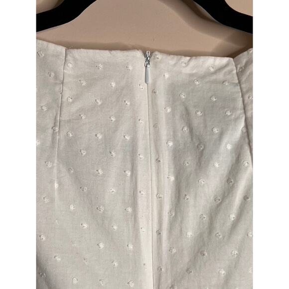 LAUREN by Ralph Lauren Women's White Eyelet Sleeveless Dress Size 8 - Picture 6 of 6